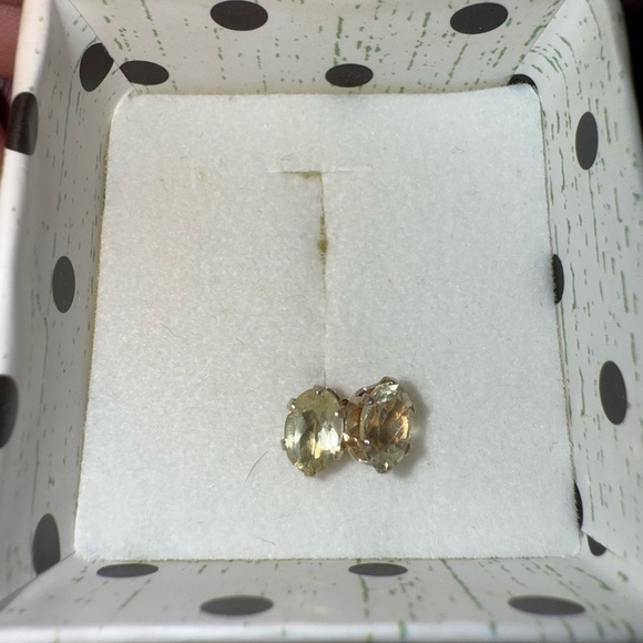 Oval Yellow Citrine Gemstone and 925 Sterling Silver Jewelry Set - Picture 5 of 9